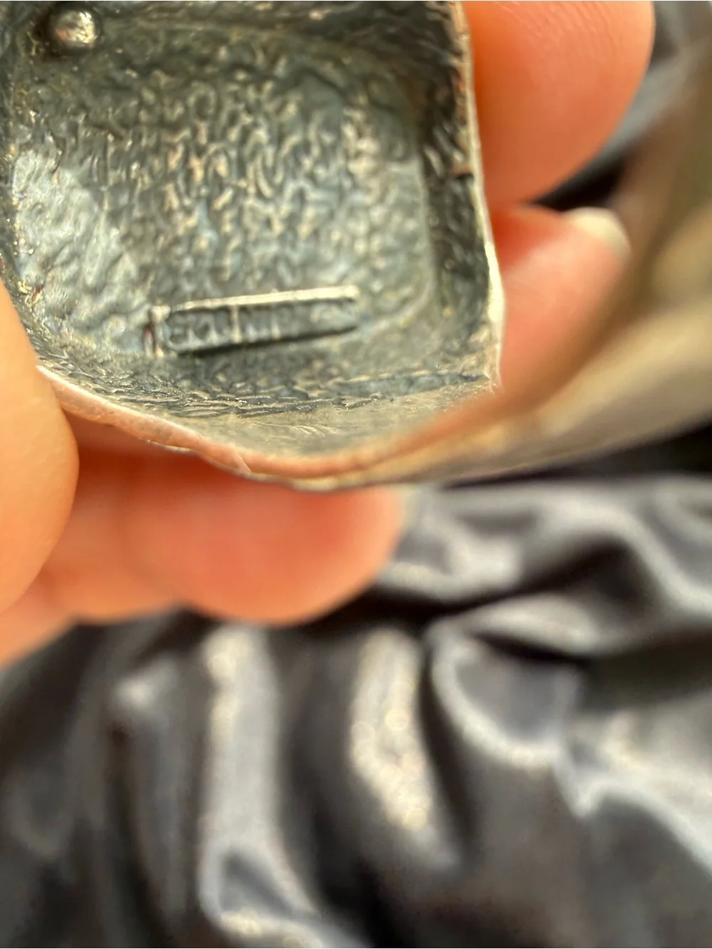 Vintage 925 Sterling Silver Tribal Statement Ring Size 11.5
